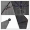 California Umbrella 9' Black Aluminum Market Patio Umbrella, Sunbrella Black 194061335215 - alternate 3